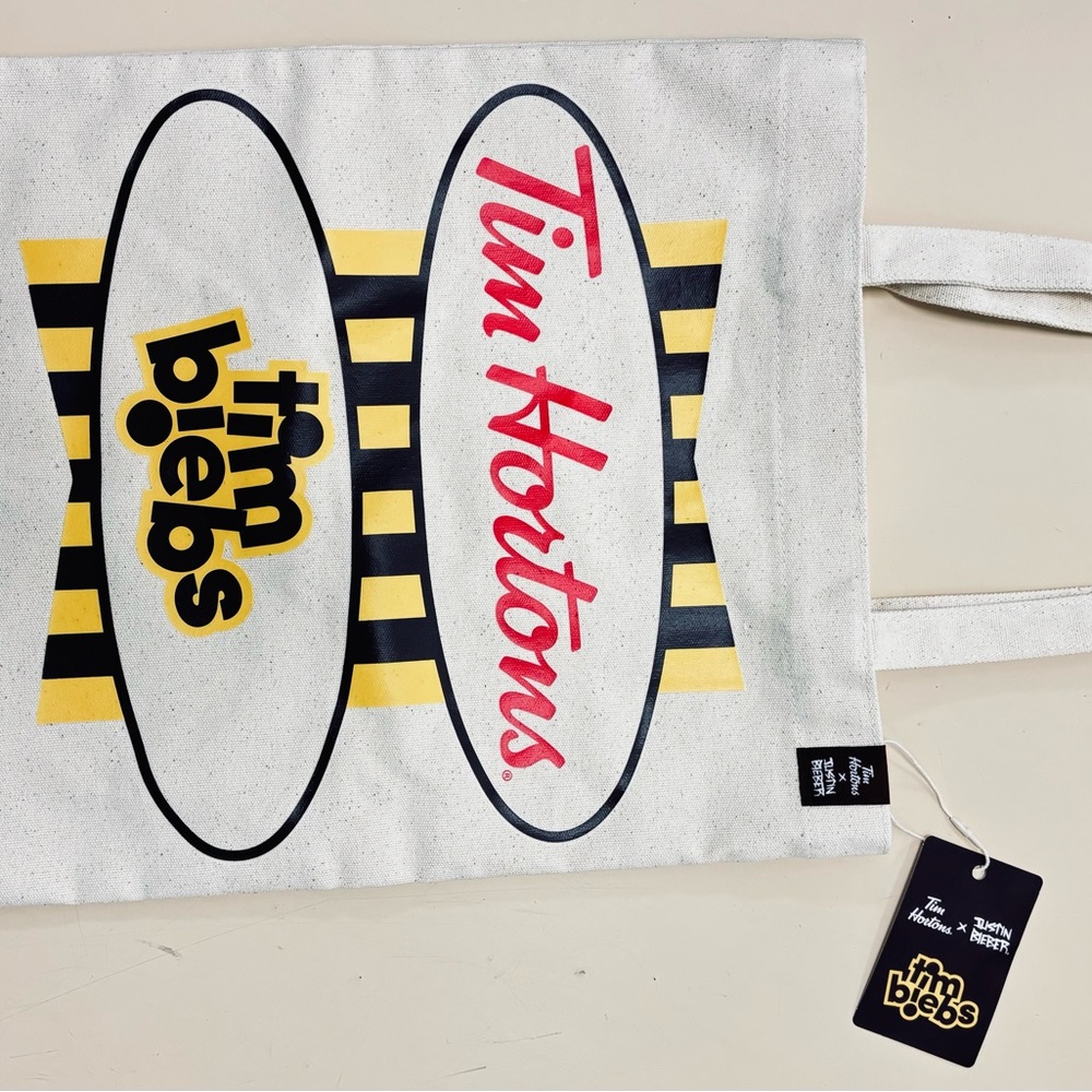 Tim Hortons x Justin Bieber Tote Bag
